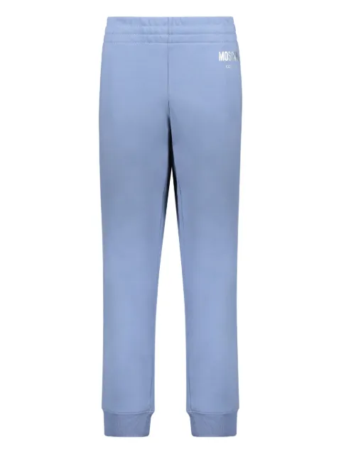 Moschino logo-stamp track pants