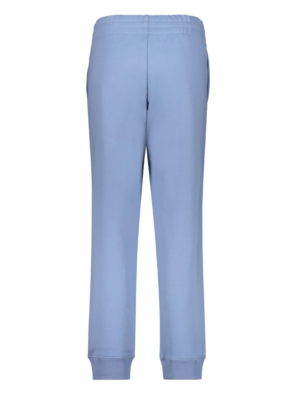 Moschino logo-stamp track pants - Blauw