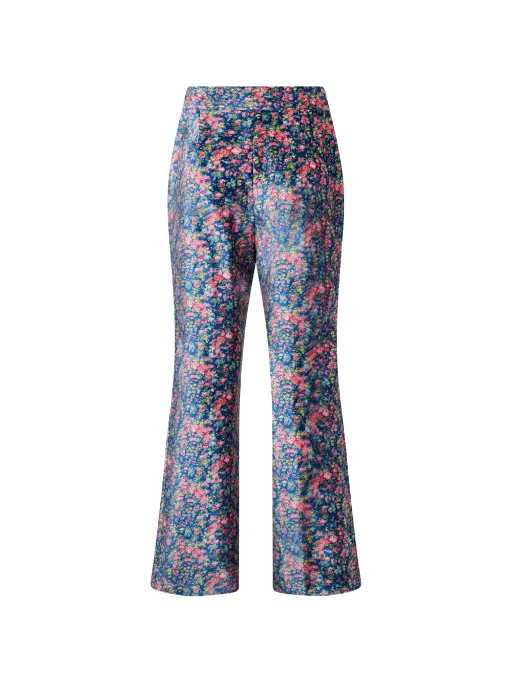 Philosophy Di Lorenzo Serafini floral-print trousers - Blauw
