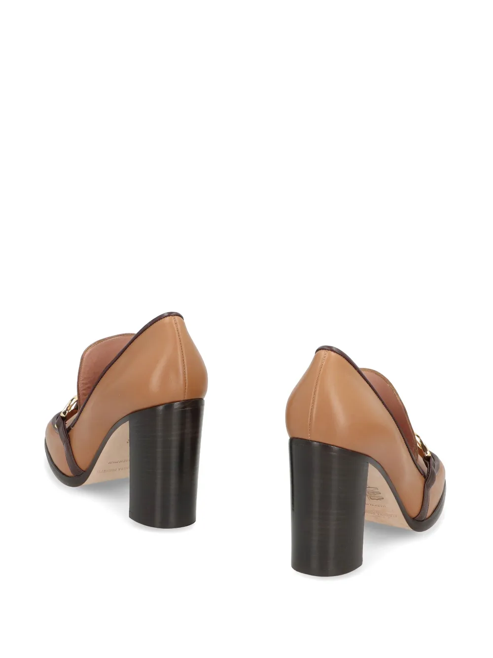 Alberta Ferretti block-heel pumps Bruin