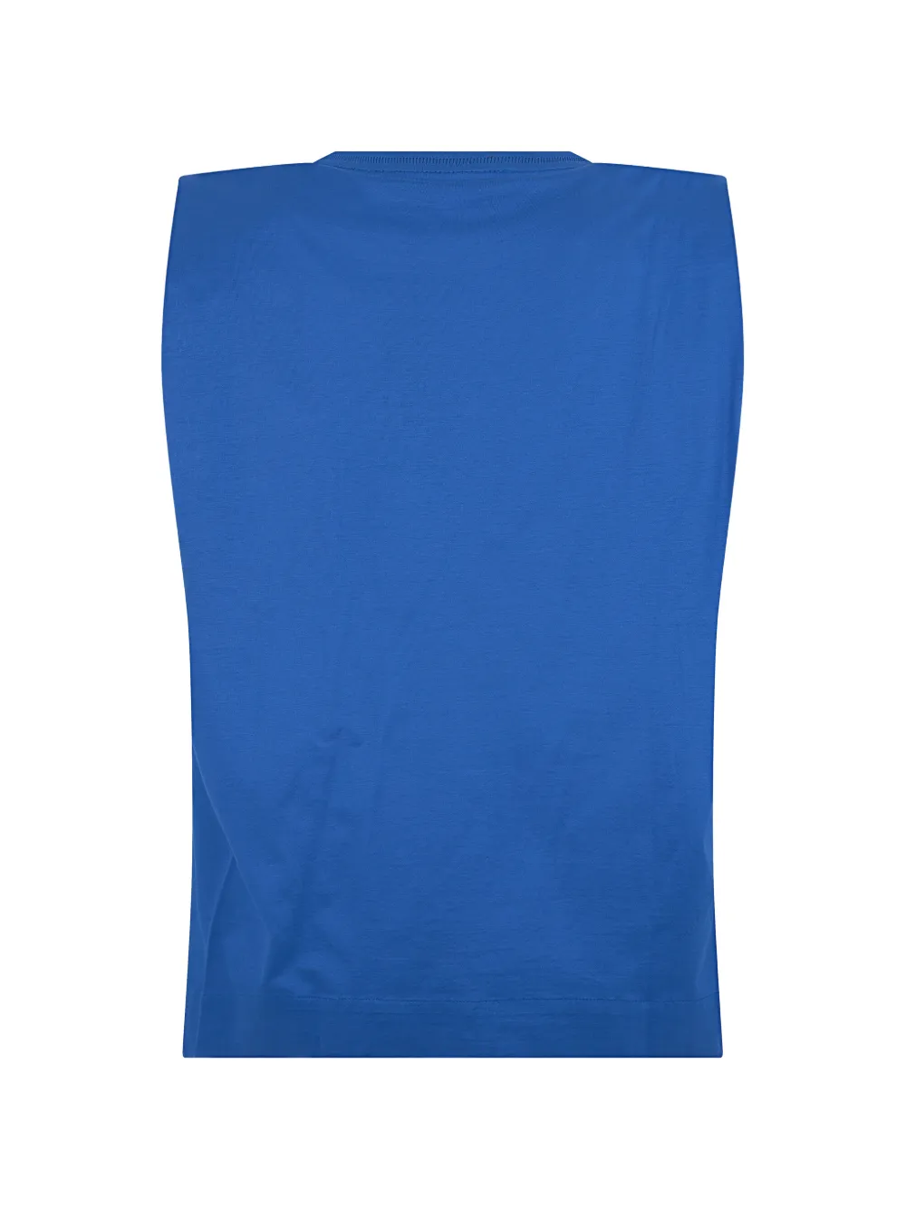 Moorer Aramak Padded-shoulder Sleeveless Vest in Blue, view 2