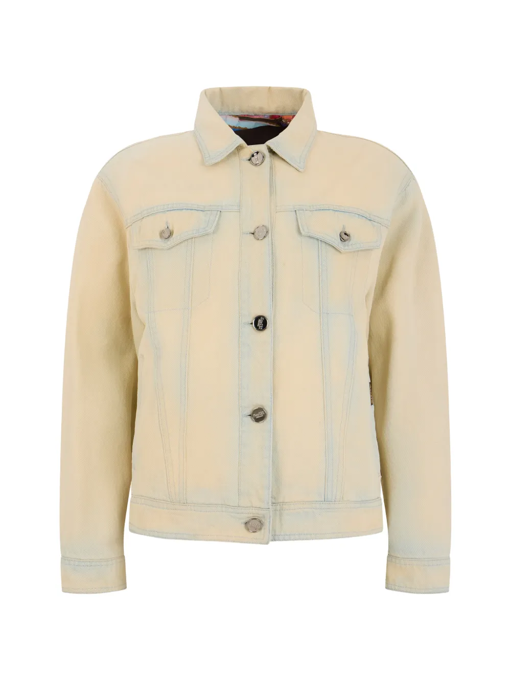 Moorer Ardea-P faded denim jacket - Jaune Moorer Ardea-P faded denim jacket - Jaune