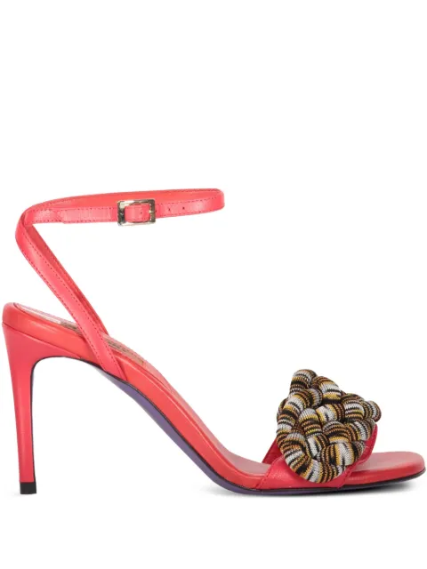 Missoni 90mm stripe-detail sandals