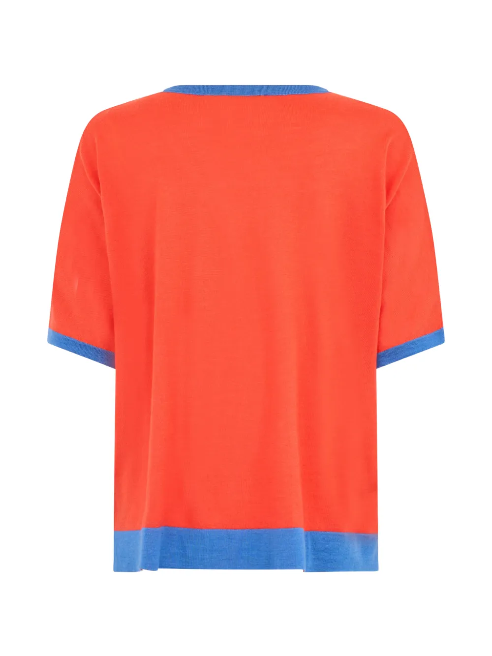  Moorer Trim Crew-neck T-shirt - Orange 