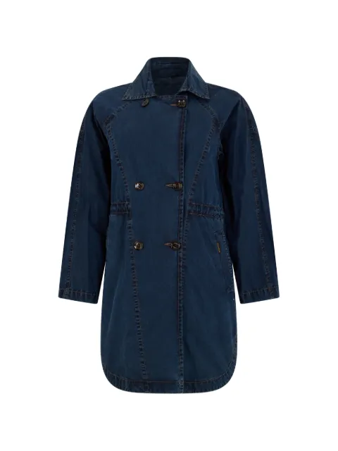 Moorer Aura-P double-breasted elasticated-waist parka