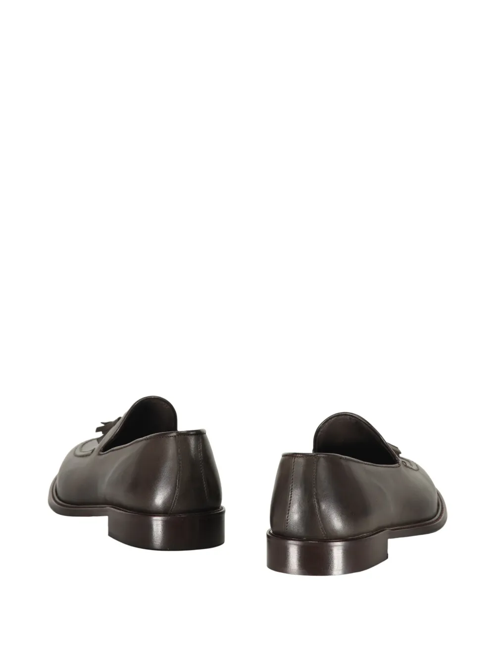 Bruno Magli leather loafers Brown
