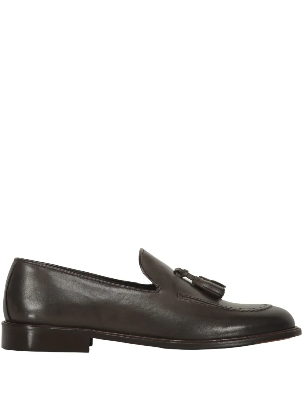 Bruno Magli leather loafers Brown