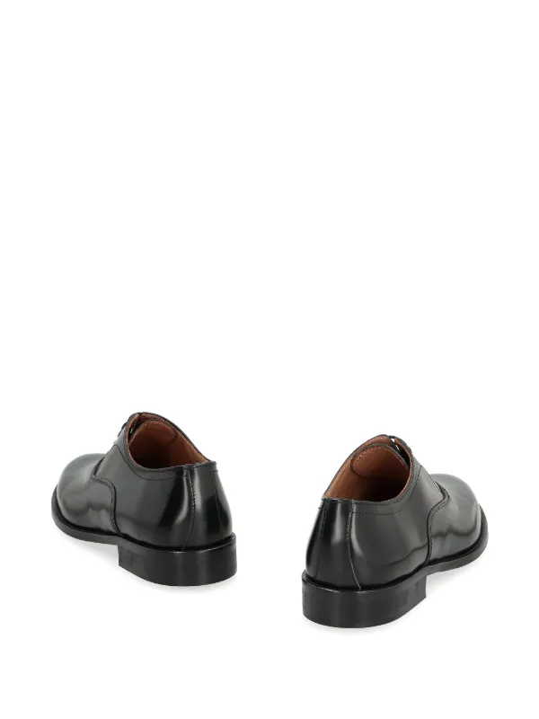 Bruno Magli Polished Leather Oxford Shoes | Black | FARFETCH UZ display picture 3