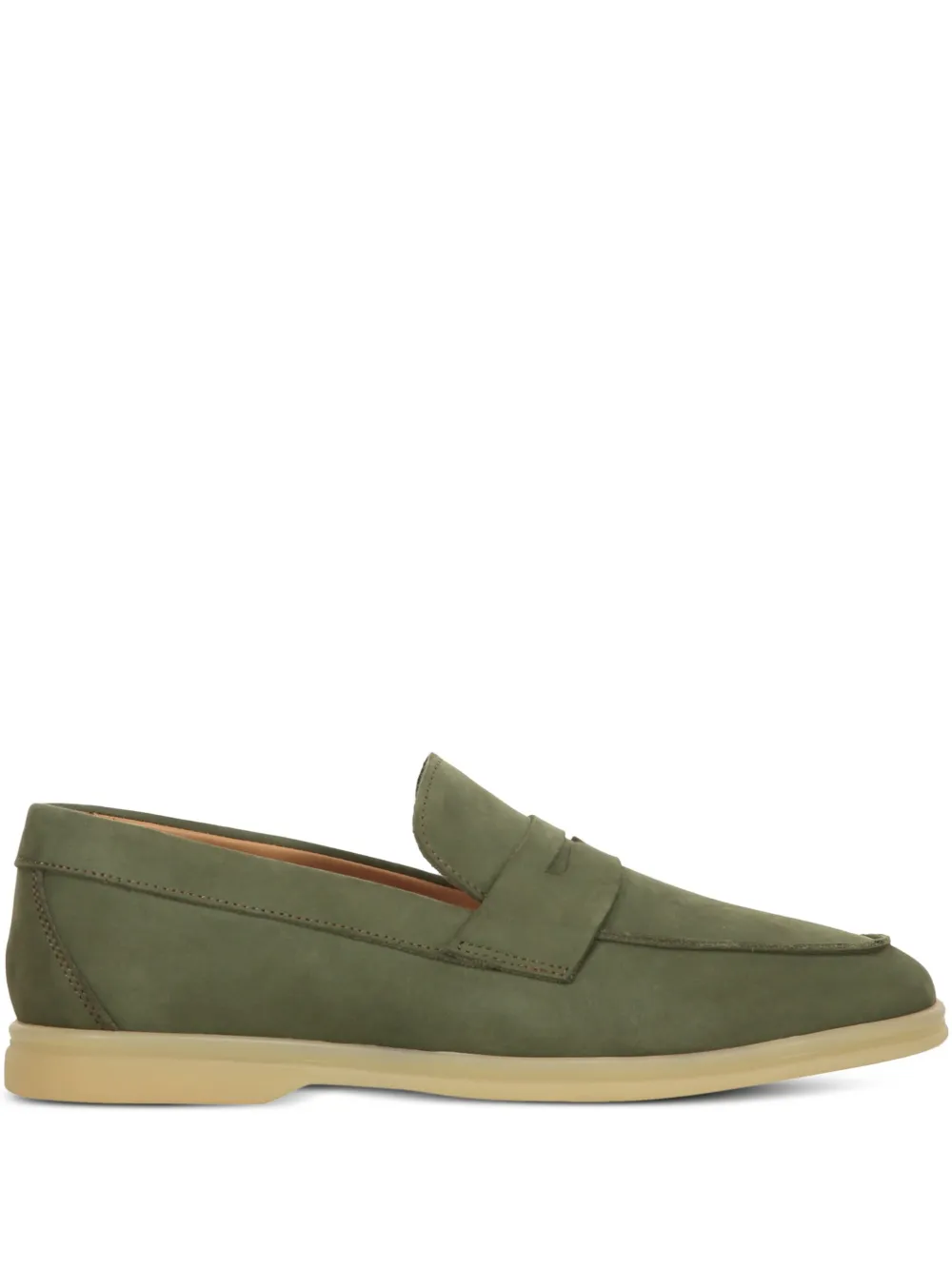 Bruno Magli leather loafers Green