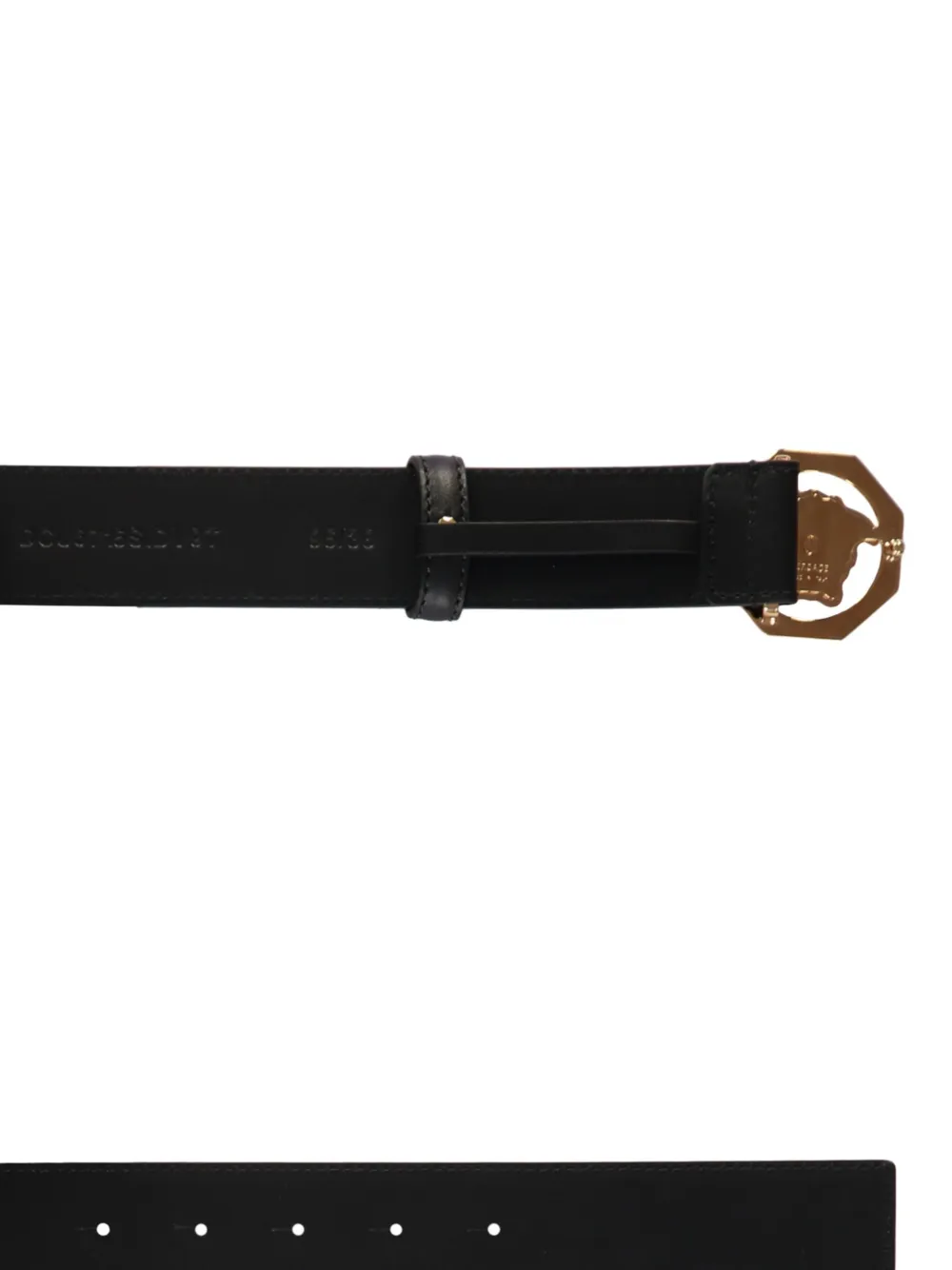 Versace Medusa Head Belt In Black