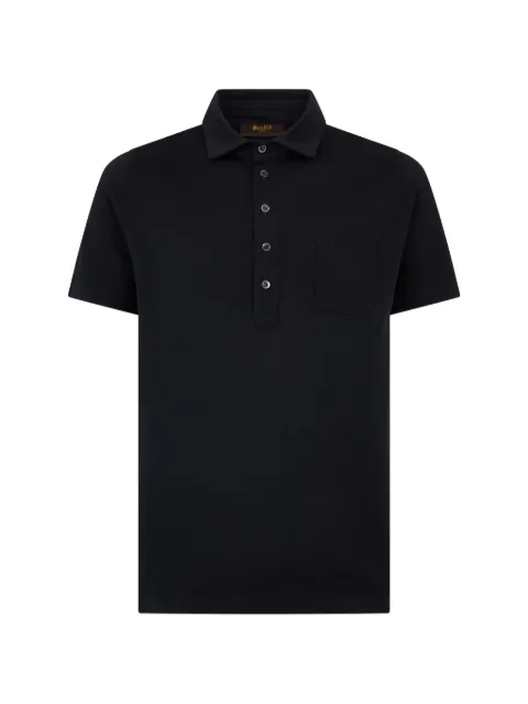 Moorer button-up polo shirt