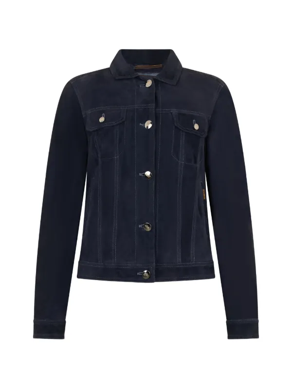 Moorer Flap-pocket Jacket in Blue