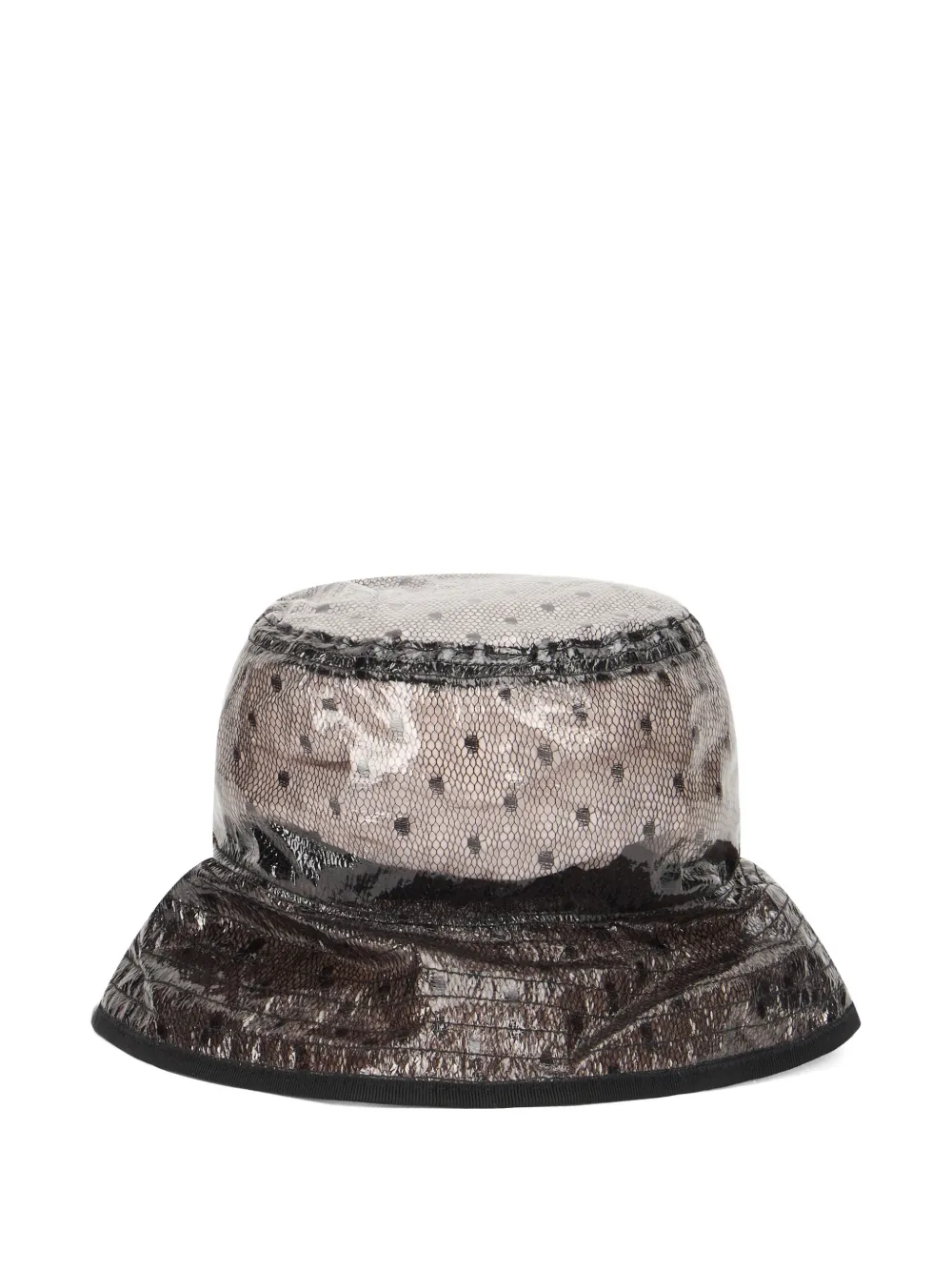 Valentino Garavani polka dot bucket hat - Nero