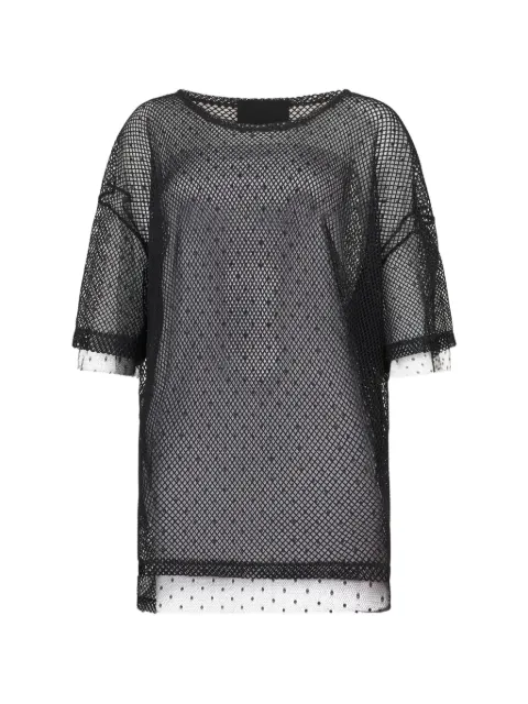 RED Valentino mesh overlay T-shirt