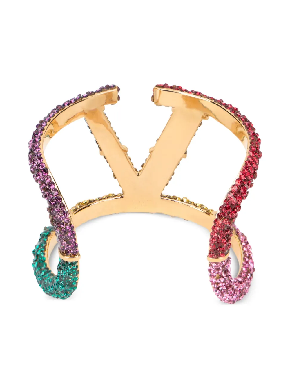 Valentino Garavani VLogo Signature cuff bracelet - Goud