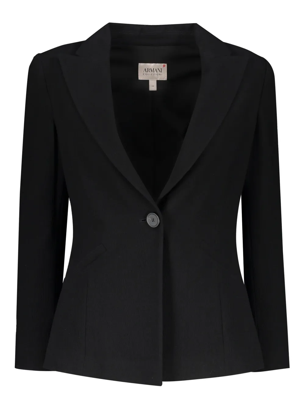 Giorgio Armani single-breasted blazer | Black | Image 1