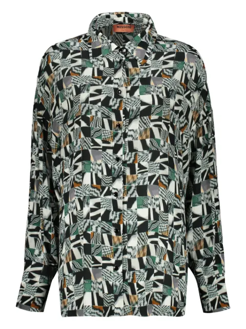 Missoni playera con motivo abstracto