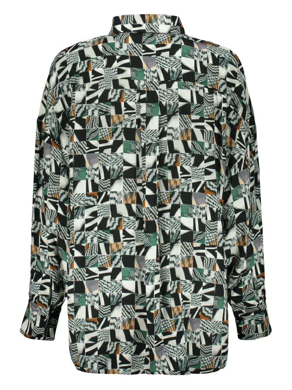 Missoni Blouse met abstract patroon - Groen