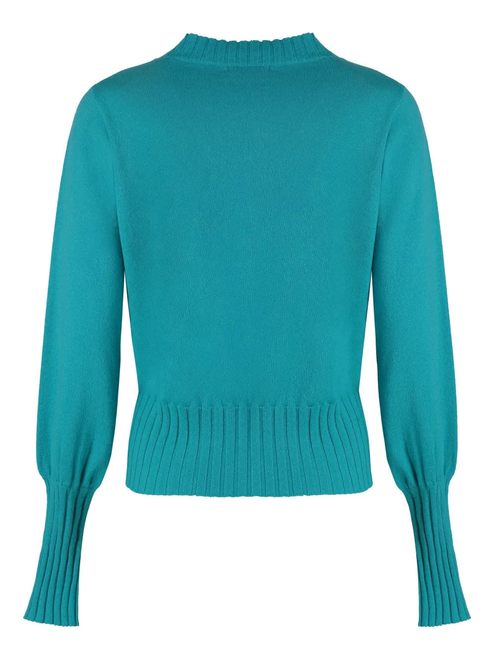 Shop Malo Knitted Jumper In Blue