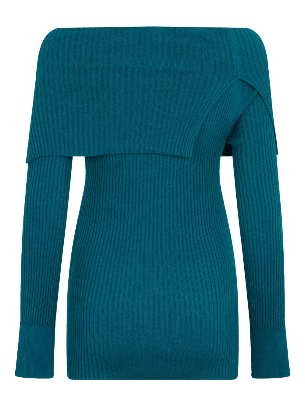  Malo Ribbed Top - Blue 