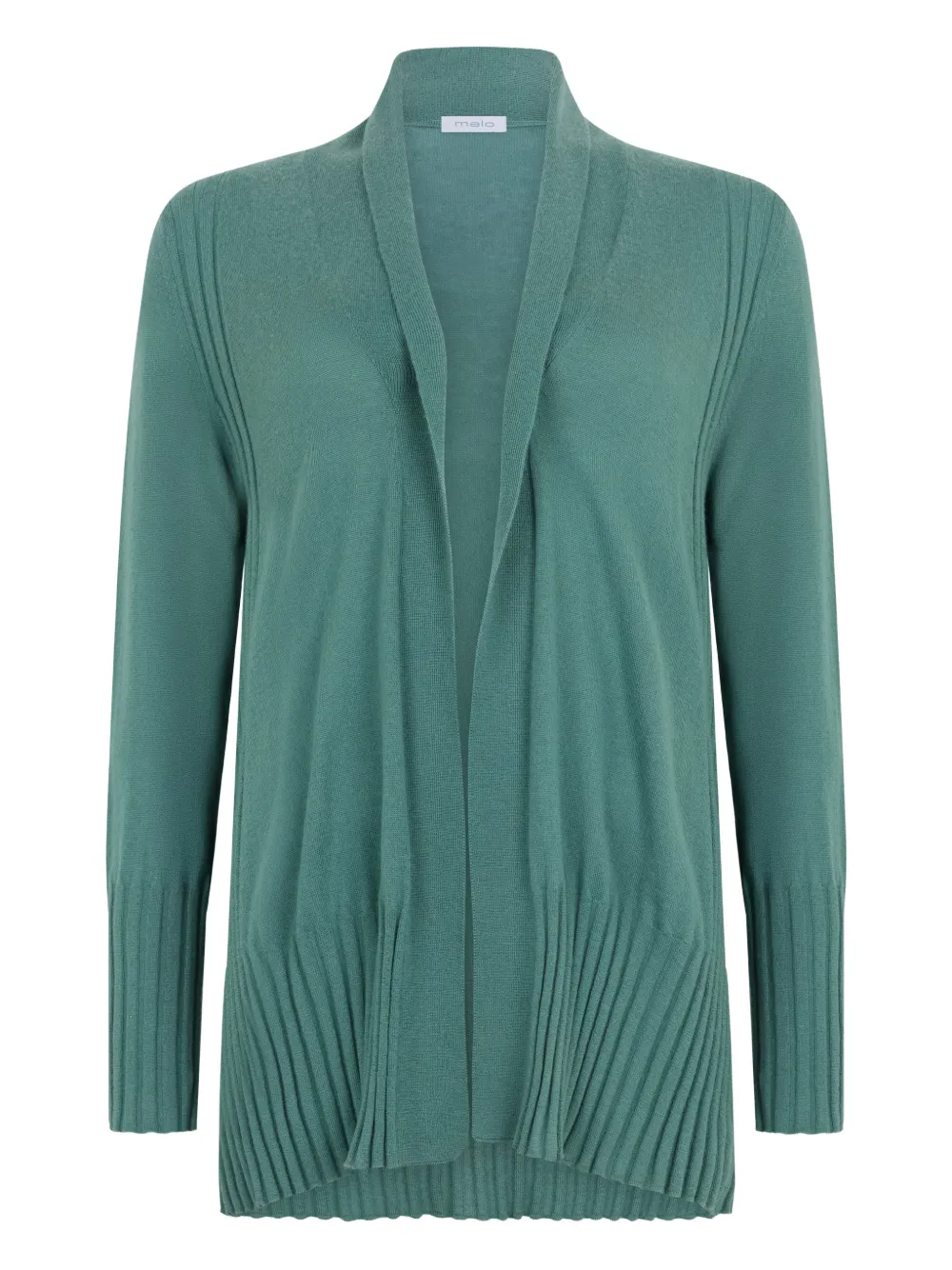 Malo open-front cardigan - Grün