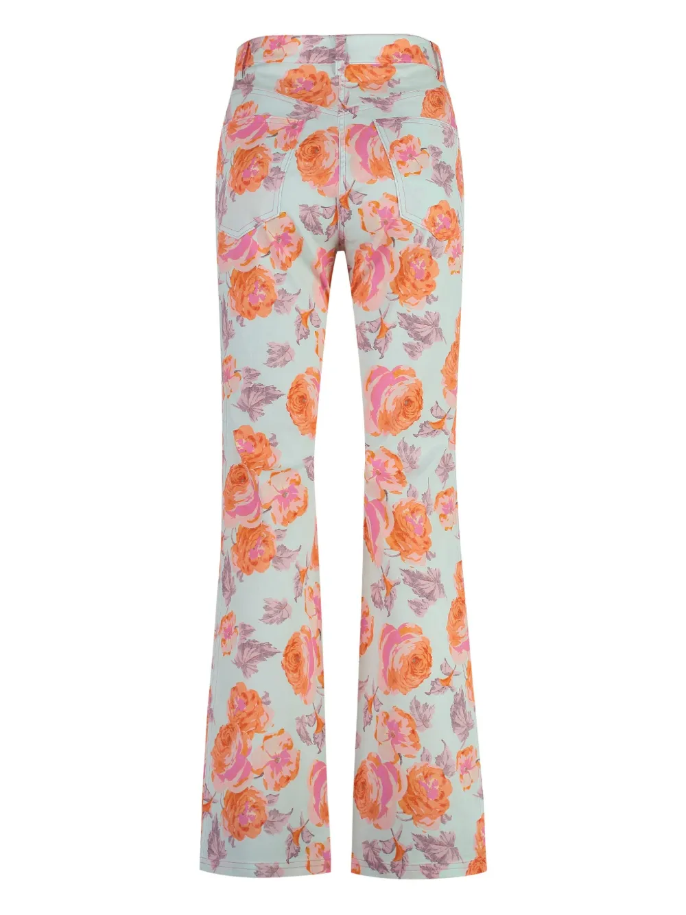 st.john St. John Flared broek met bloemenprint - Oranje