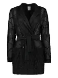 Lorena Antoniazzi lace coat - Black
