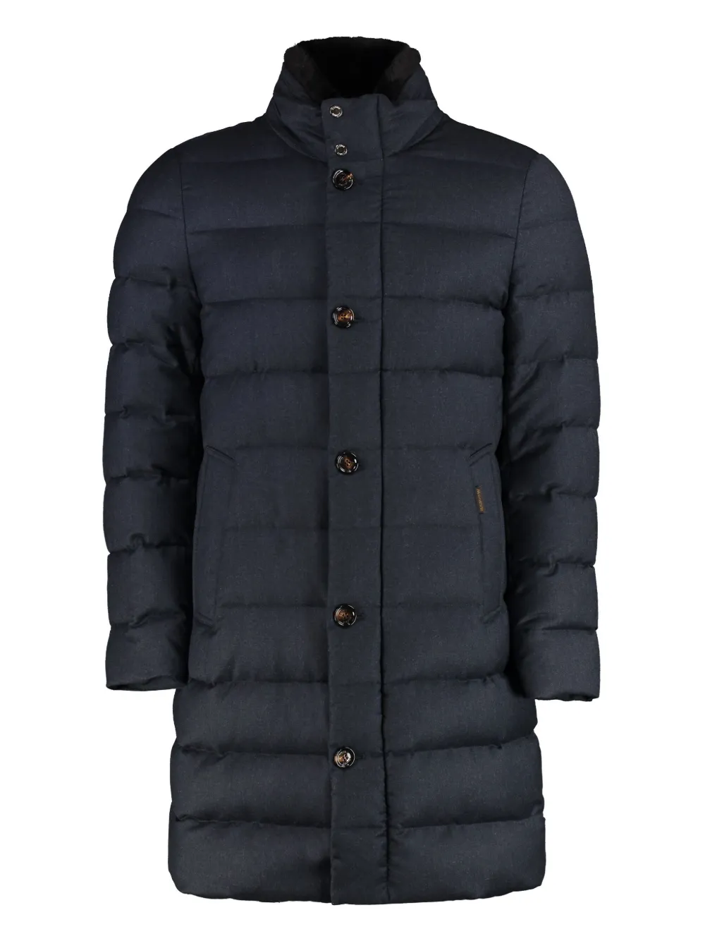 Moorer Nettuno gewatteerde jas Blauw