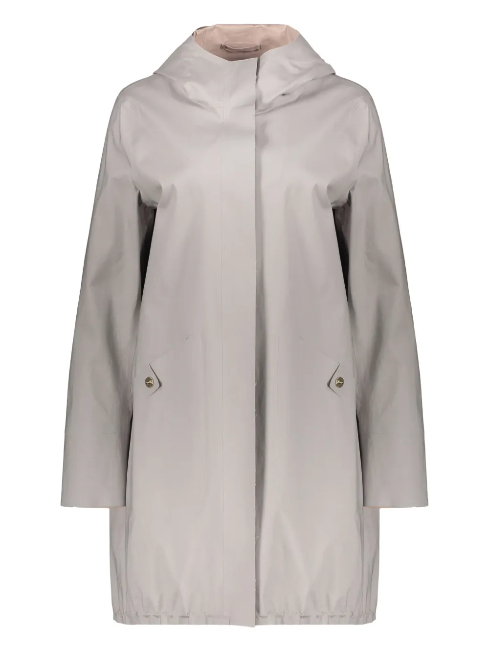 Herno hooded drawstring parka Grijs