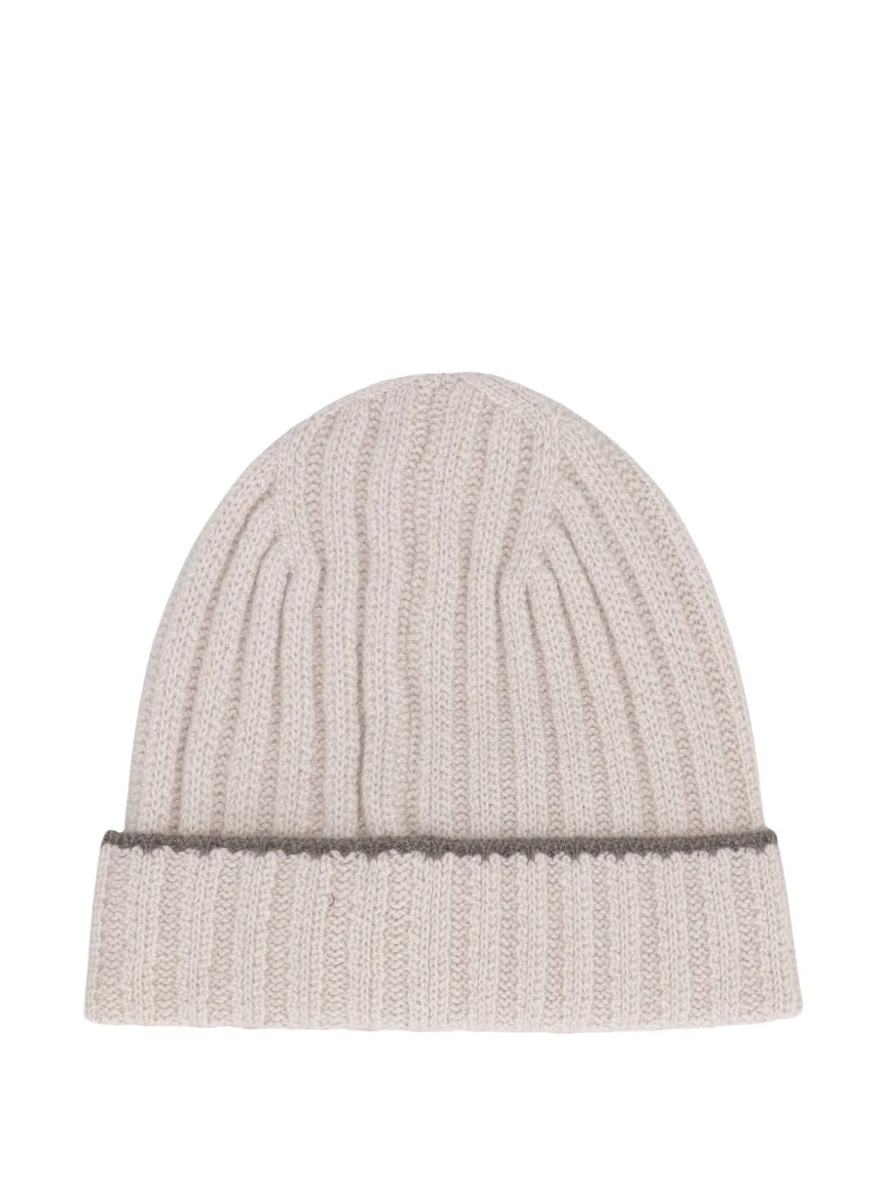 Moorer Muts met geribbelde cuffs - Beige