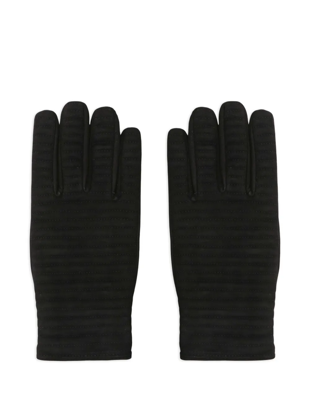 Moorer Bastian stitched-detail gloves | Black | Image 1