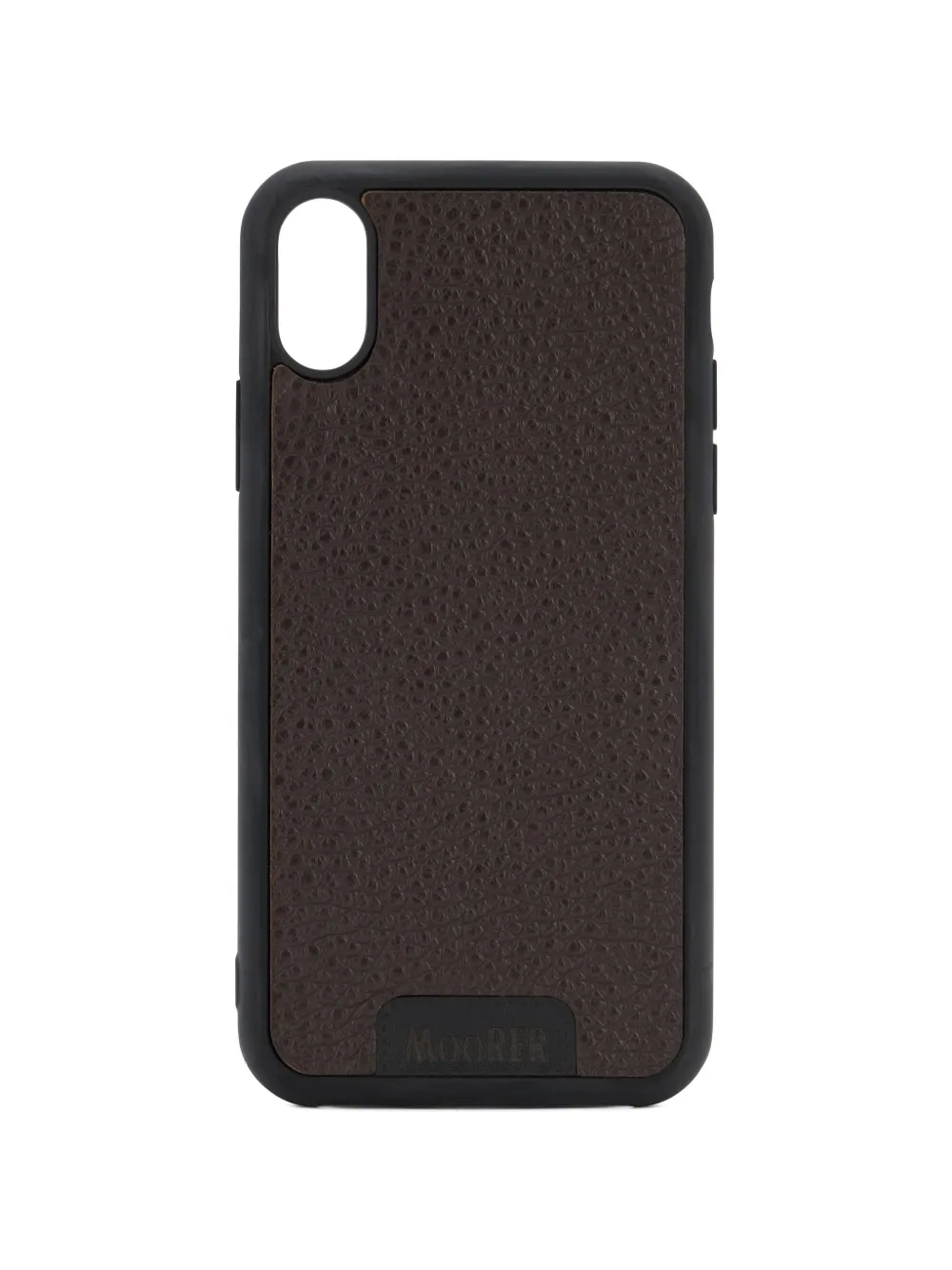 Moorer textured iPhone X case - Marrone