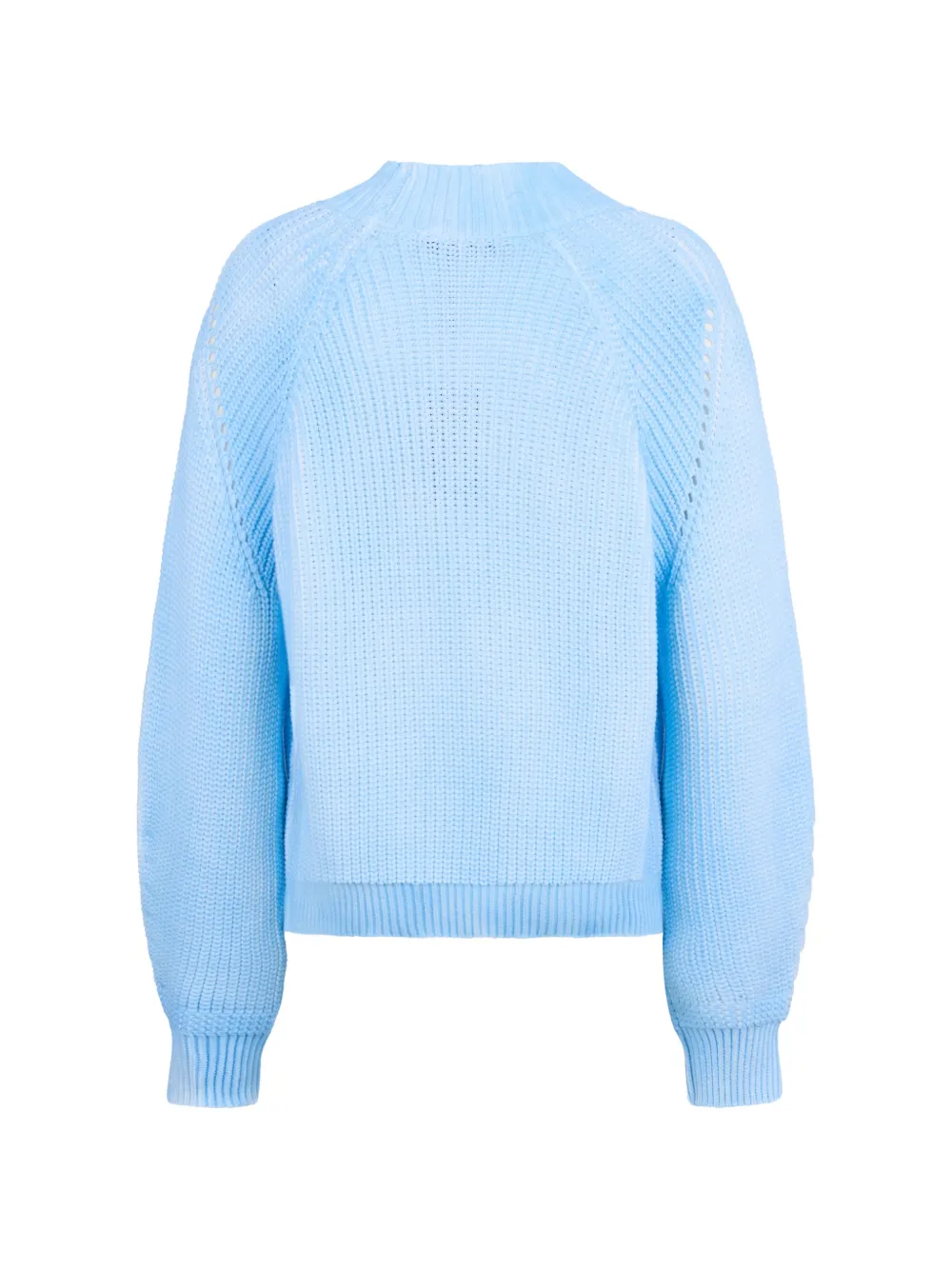 Moorer Geribbelde sweater Blauw