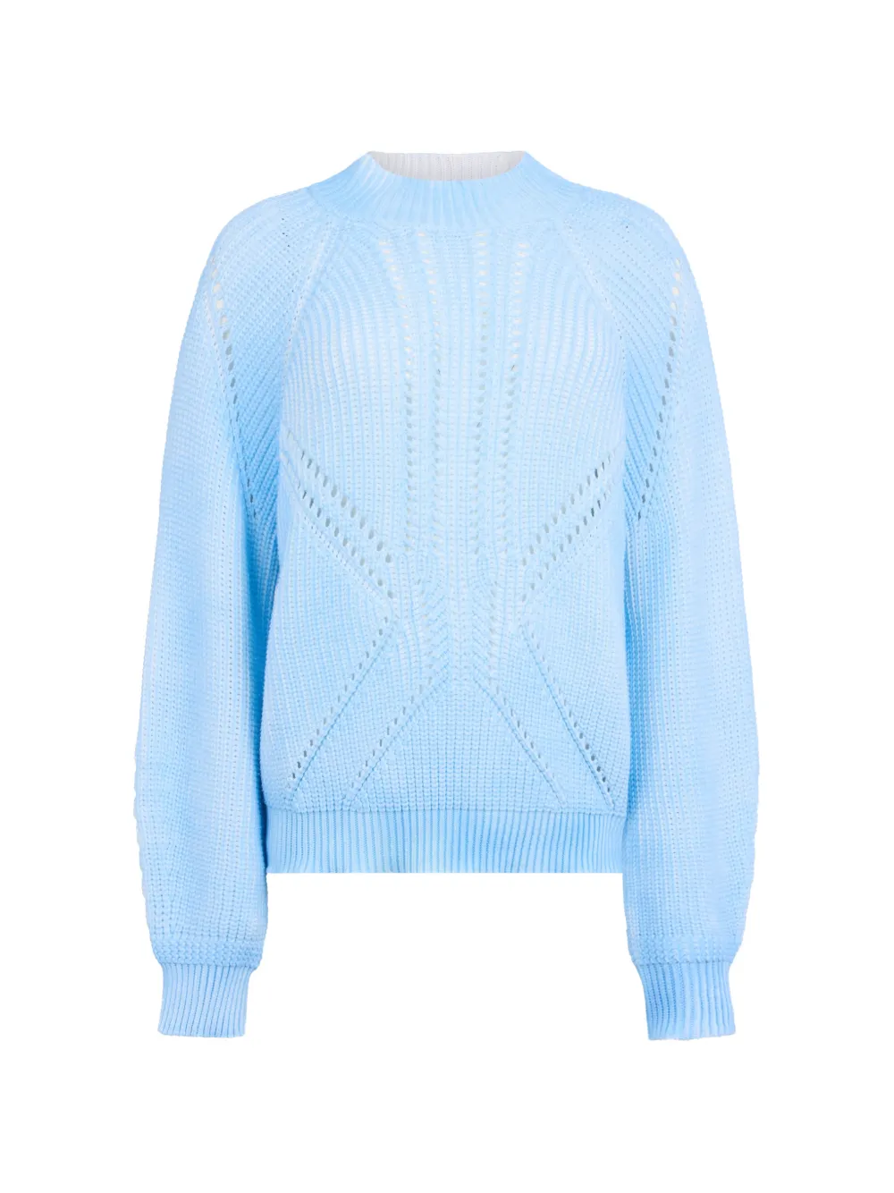 Moorer Ribbed Sweater In Blue