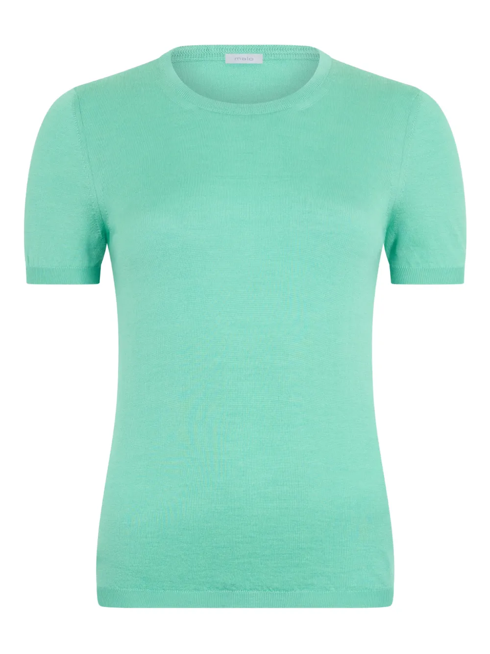 Malo short-sleeve knitted top - Verde