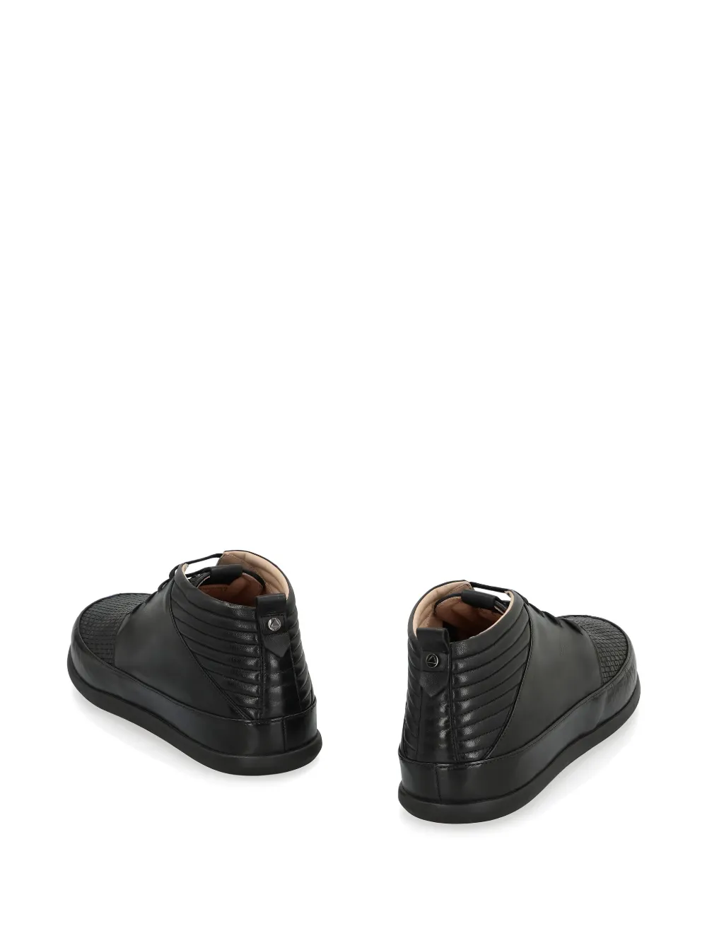 Volta leather sneakers Black