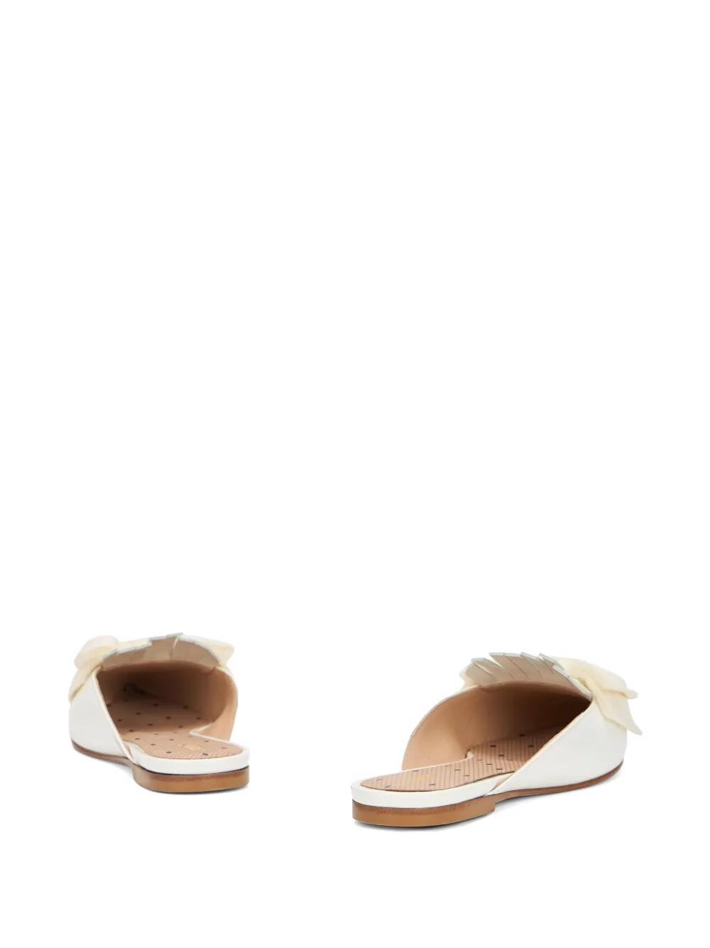 RED(V) Loafers met strik Wit