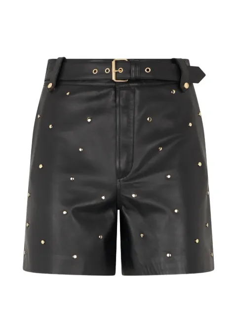 RED Valentino studded belted shorts