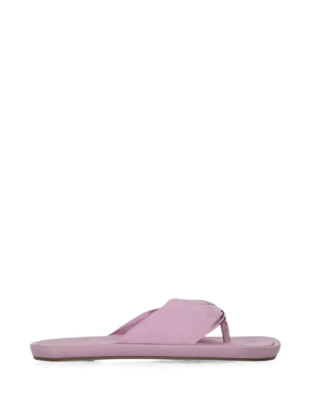 RED(V) open-toe ruched sandals Roze