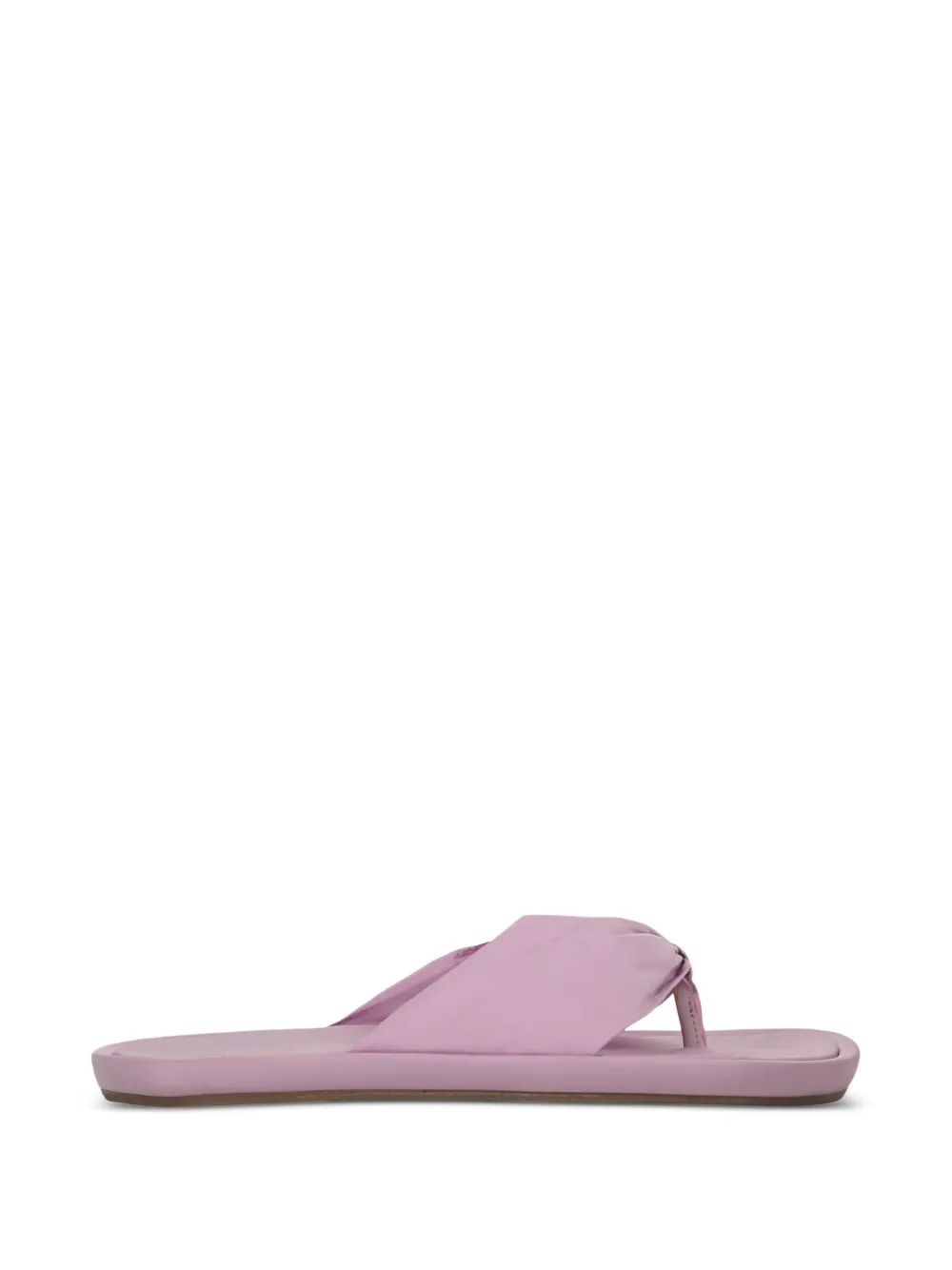 RED(V) open-toe ruched sandals Roze