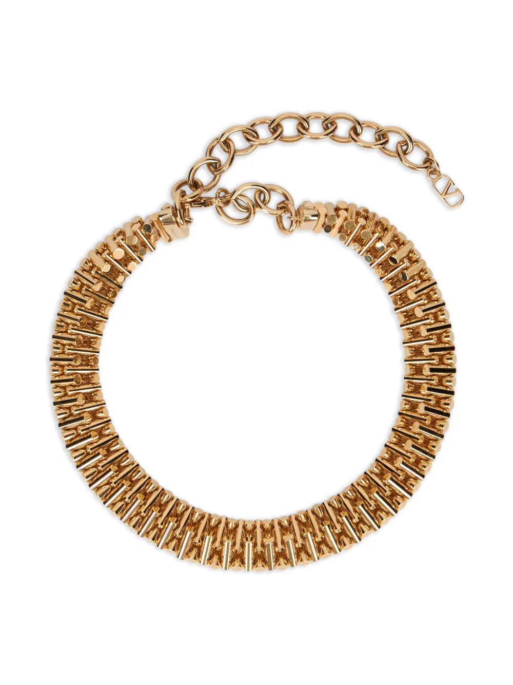 Valentino Garavani laminated-design necklace - Oro