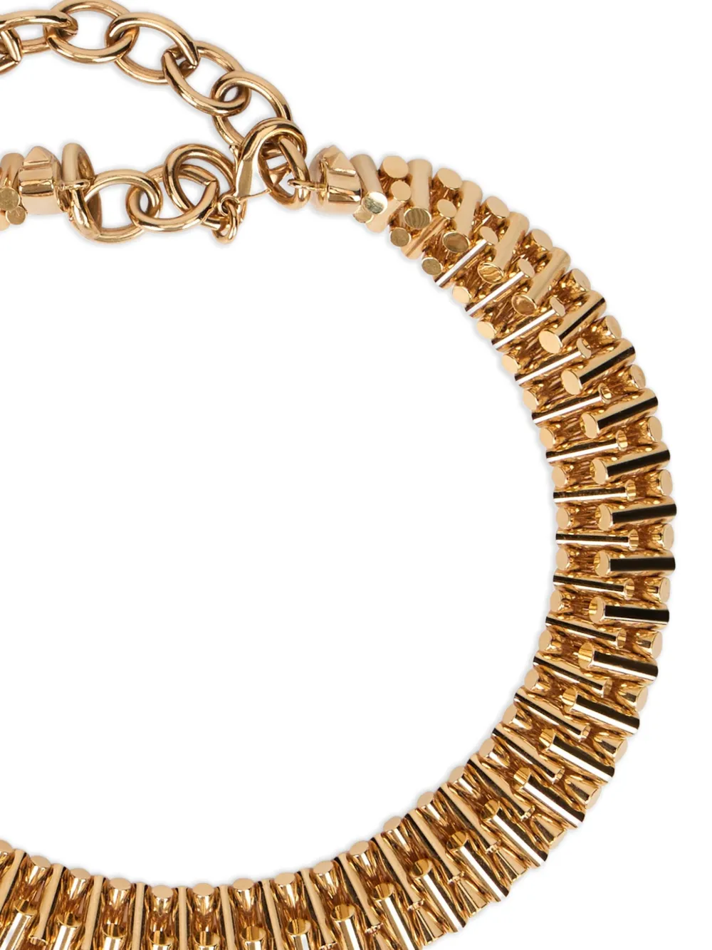 Valentino Garavani laminated-design necklace - Goud