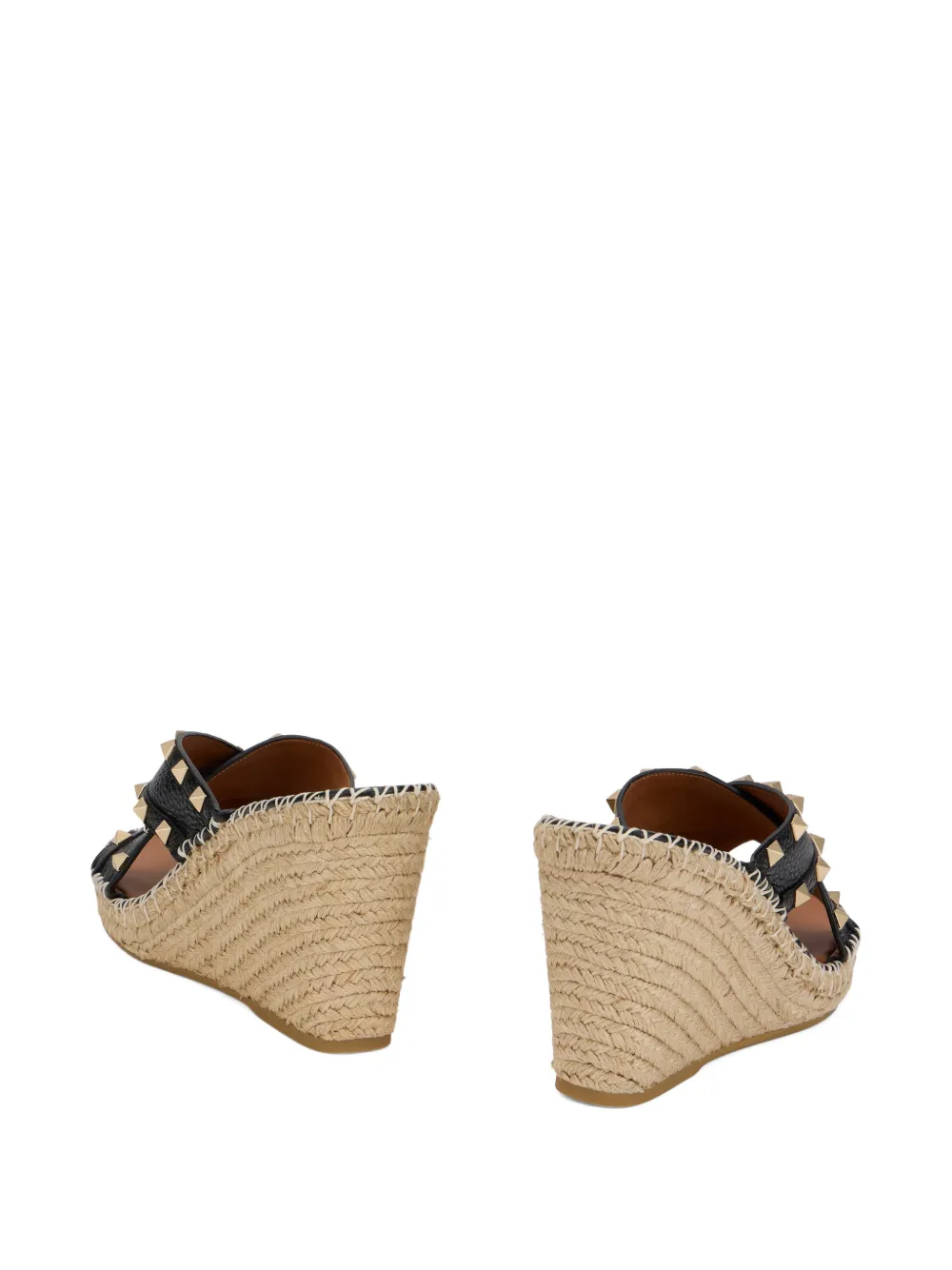 Valentino Garavani studded espadrilles Zwart