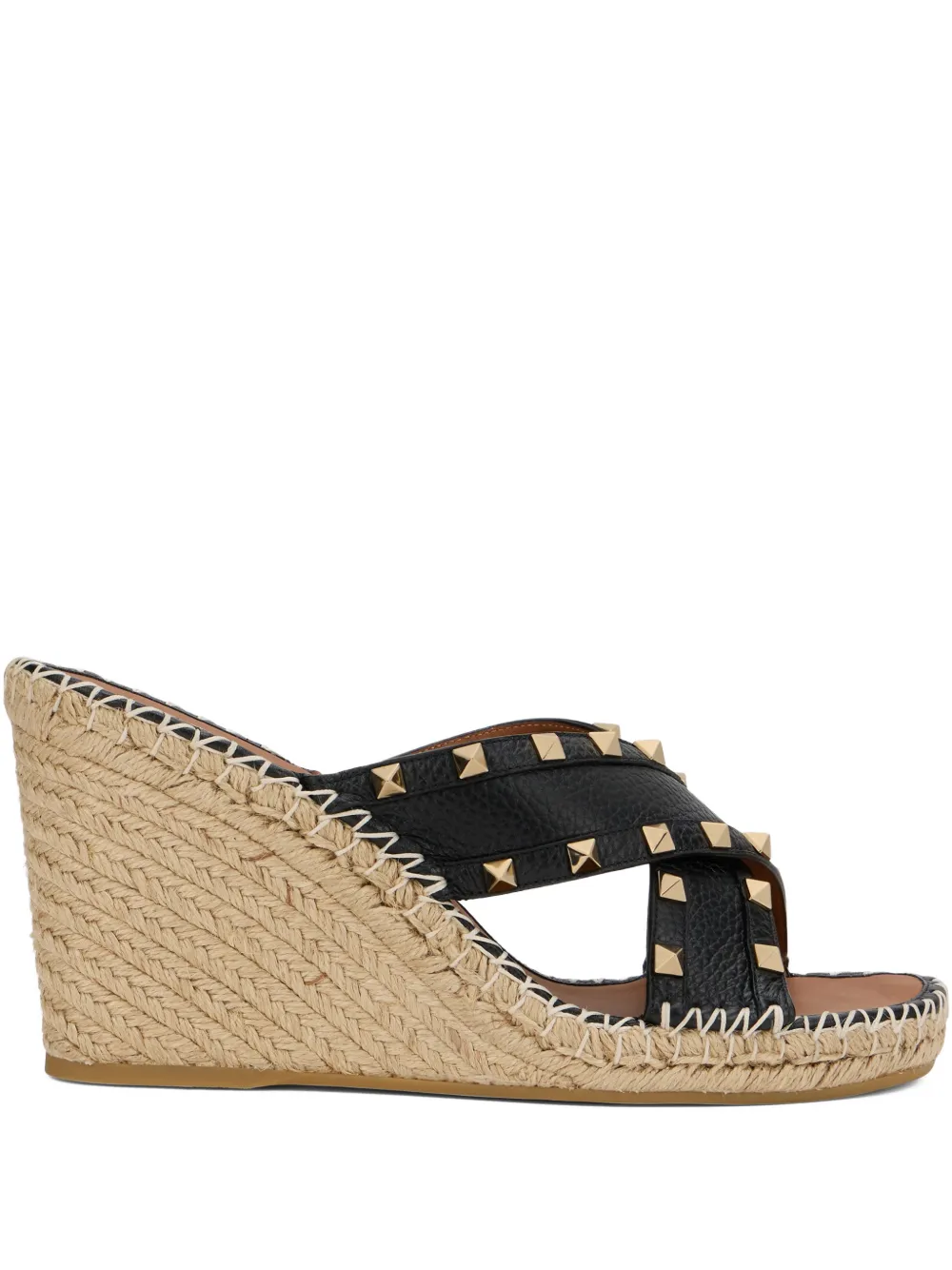 Valentino Garavani studded espadrilles Zwart