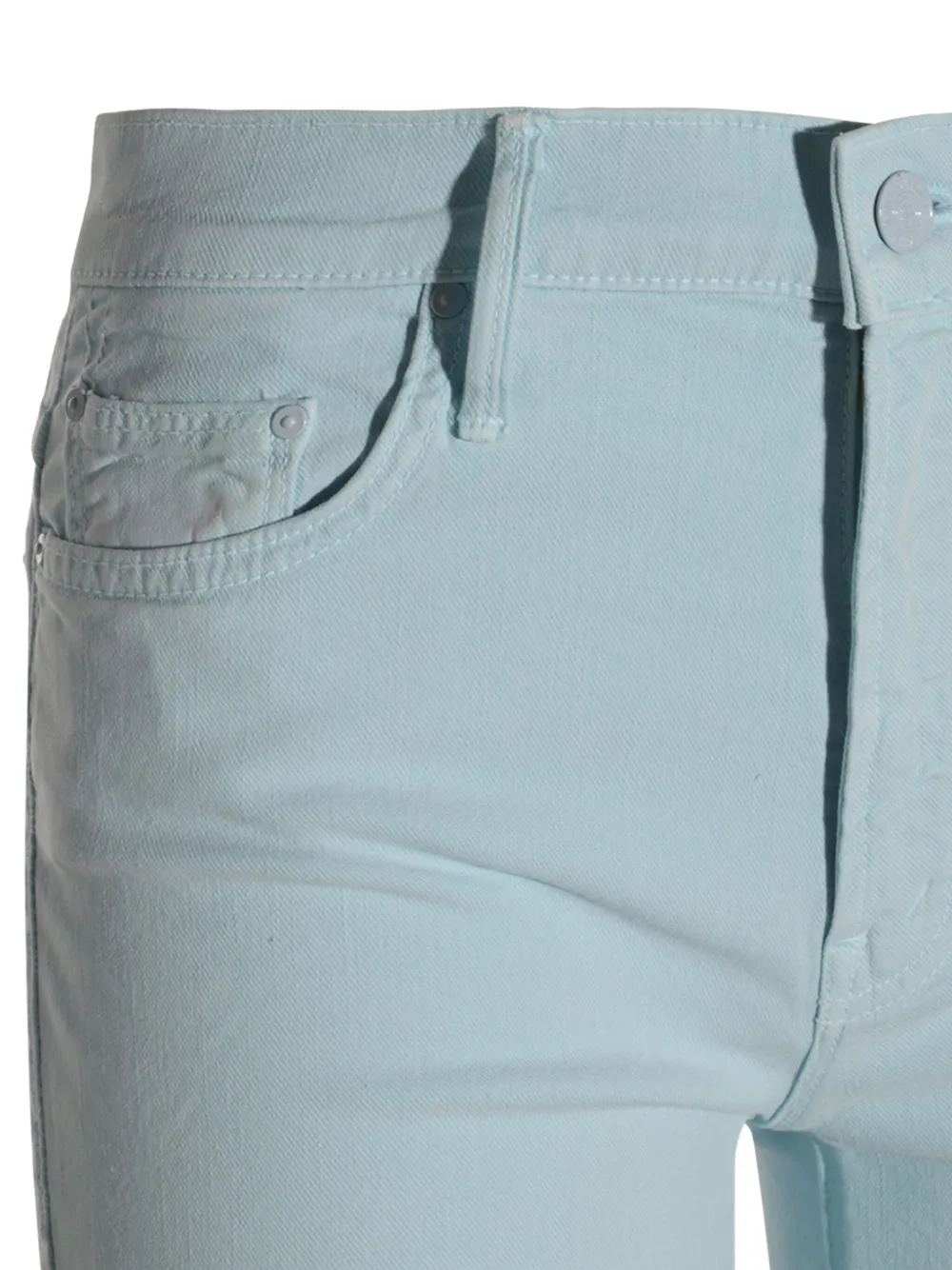 MOTHER Jeans van katoenblend Blauw