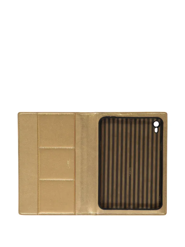 【送料&関税込】Fendi Logo Detail Ipad Mini Case FENDI logo-detail iPad Mini Case | Gold | FARFETCH