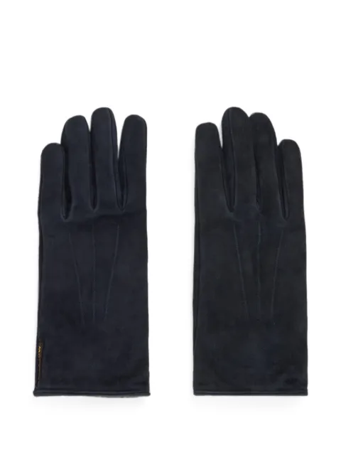 Moorer press-stud gloves