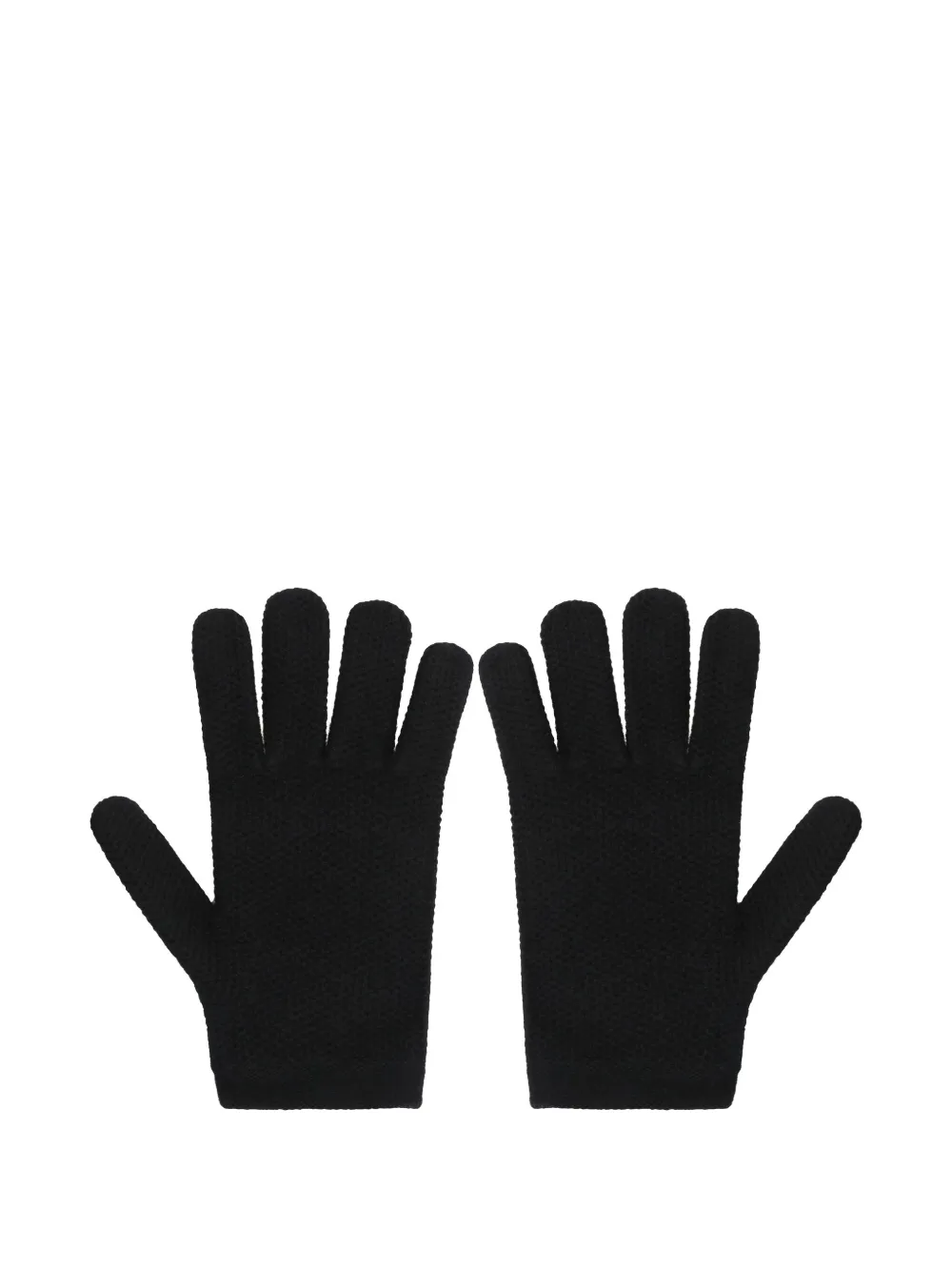 Moorer knitted gloves - Zwart
