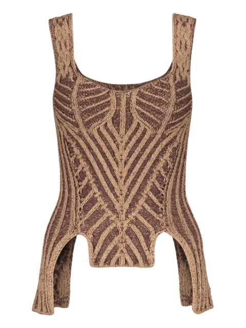 Paolina Russo knitted top