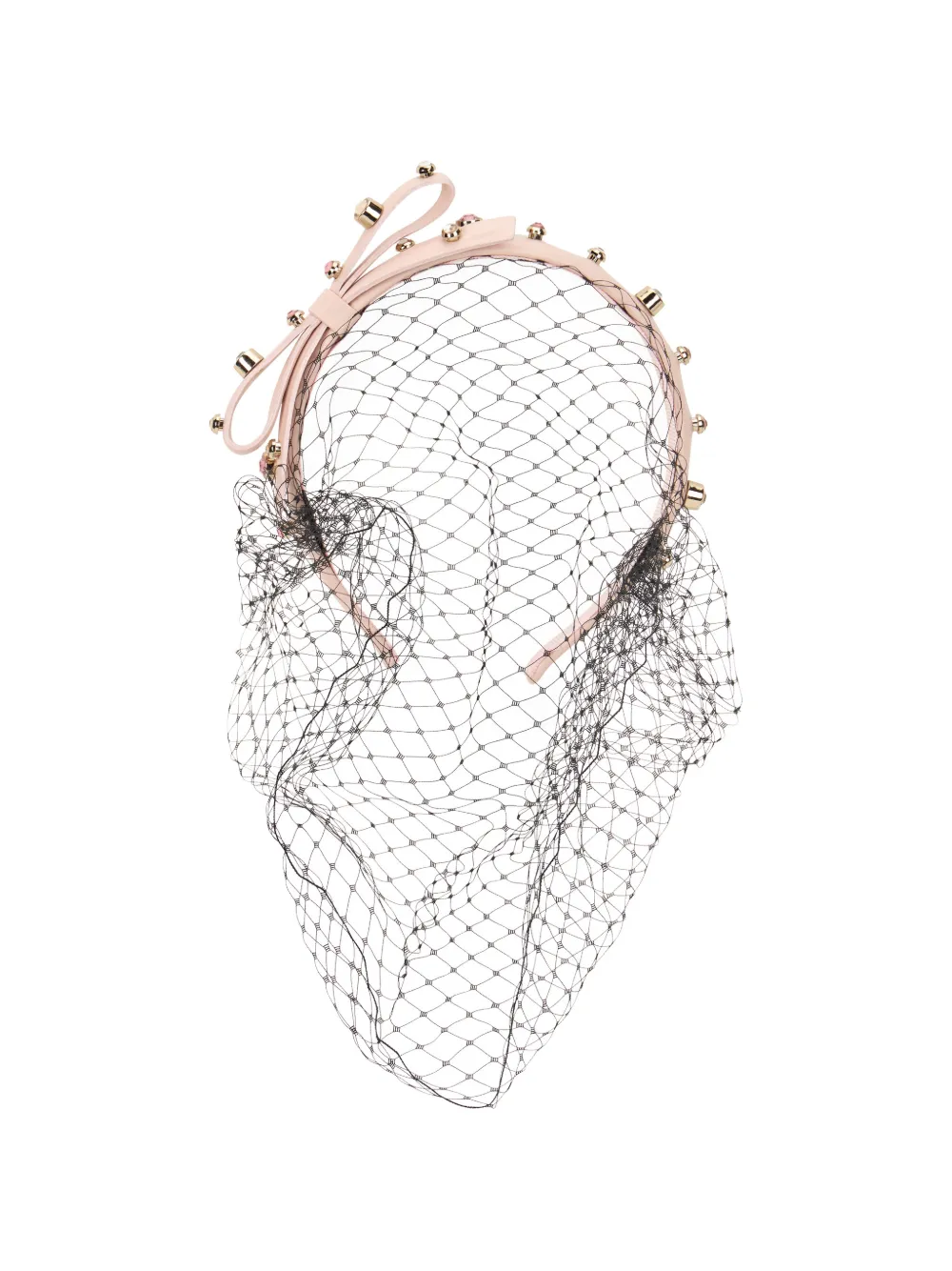 RED(V) bow embellished headband - Rosa